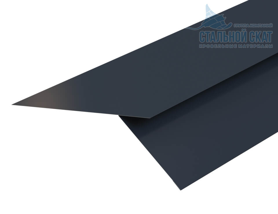Фото: Планка карнизная FASTCLICK 130х80х2000 (VALORI-20-Grey-0.5) в 