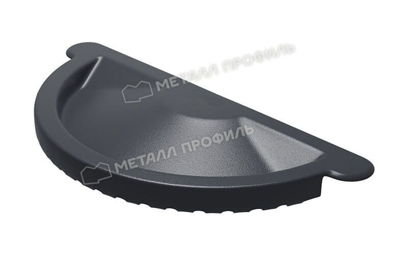 Заглушка желоба D125 Foramina Freeze (FRZ_D-01-GreyGrey-0.6) в Егорьевске