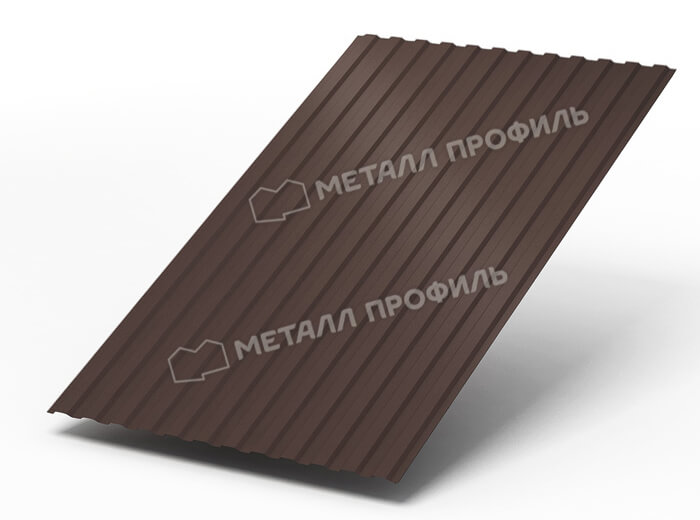 Профнастил МП10 х 1100 - A (ПЭ-01-8017Color-0.4±0.08мм) в Егорьевске