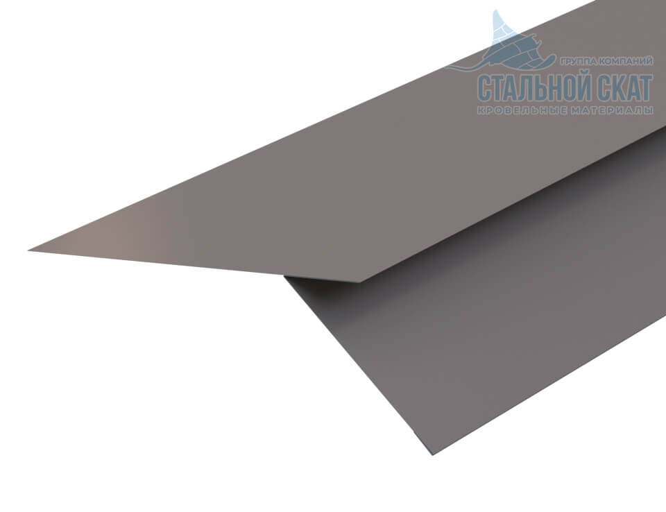 Фото: Планка карнизная FASTCLICK 130х80х2000 (VALORI-20-OxiBеige-0.5) в 