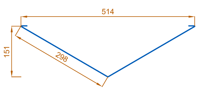Планка ендовы нижняя 298х298х2000 (PURMAN-20-Tourmalin-0.5) в Егорьевске