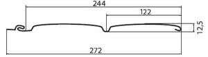 Сайдинг Блок-хаус Grand Line Standart слоновая кость (3,0м) в Егорьевске