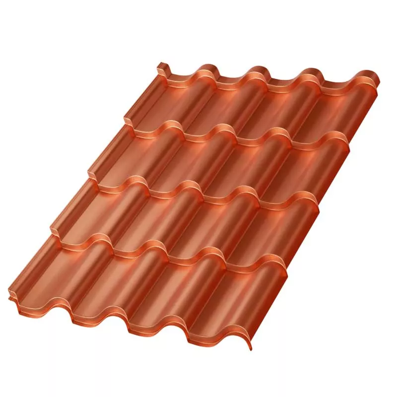 Фото: Металлочерепица МП Монтерроса-M (AGNETA-20-CopperCopper-0.5) в Егорьевске