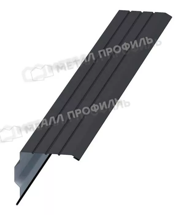 Планка торцевая 90х115х2000 (VALORI-20-Grey-0.5) в Егорьевске