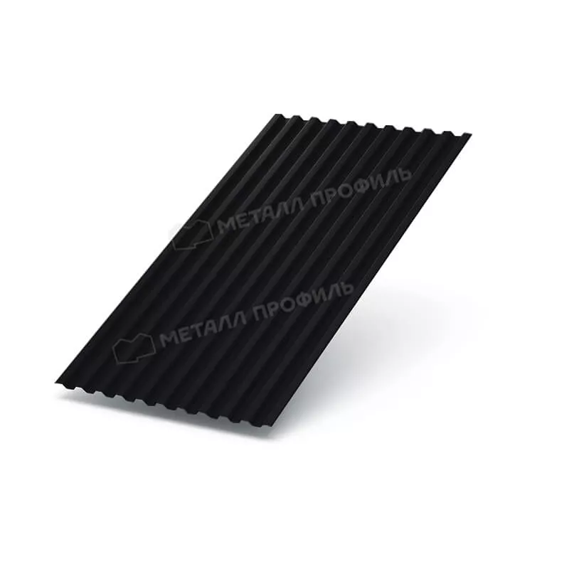Фото: Профнастил С21 х 1000 - B (VALORI-20-DarkGrey-0.5) в Егорьевске