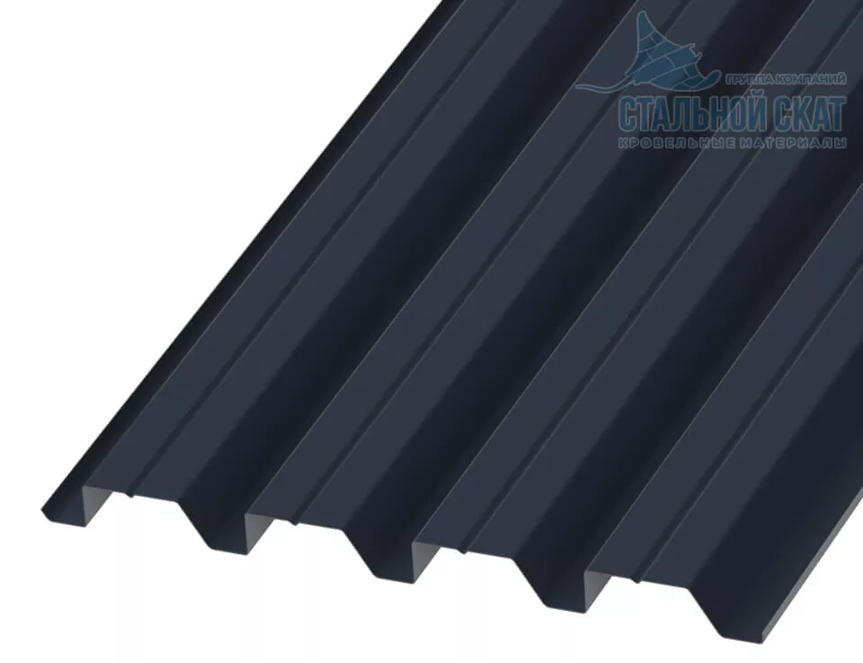 Профнастил Н60 х 845 - B (VikingMP E-20-7024-0.5) в Егорьевске