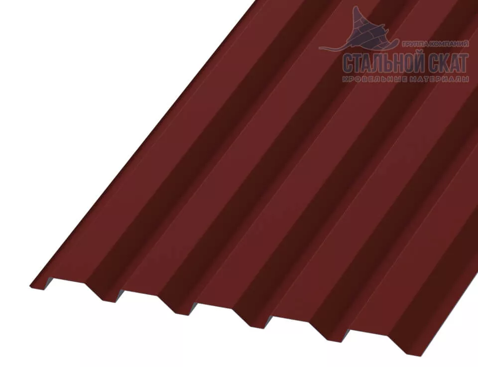 Фото: Профнастил С44 х 1000 - B (PURETAN-20-RR29-0.5) в Егорьевске