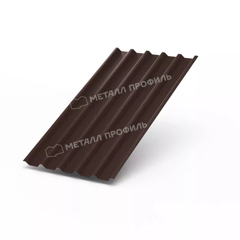 Фото: Профнастил С44 х 1000 - B (VALORI-20-Brown-0.5) в Егорьевске