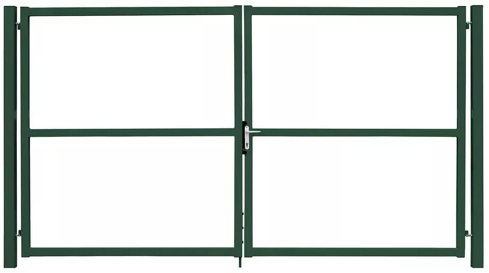 Фото: Ворота Colority Zinc Lock 2,0х3,5 RAL 6005 в Егорьевске