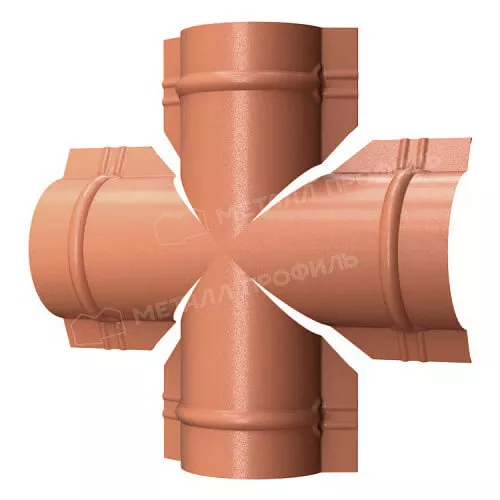 Фото: Четверник для круглого конька R110 (AGNETA-03-CopperCopper-0.5) в Егорьевске