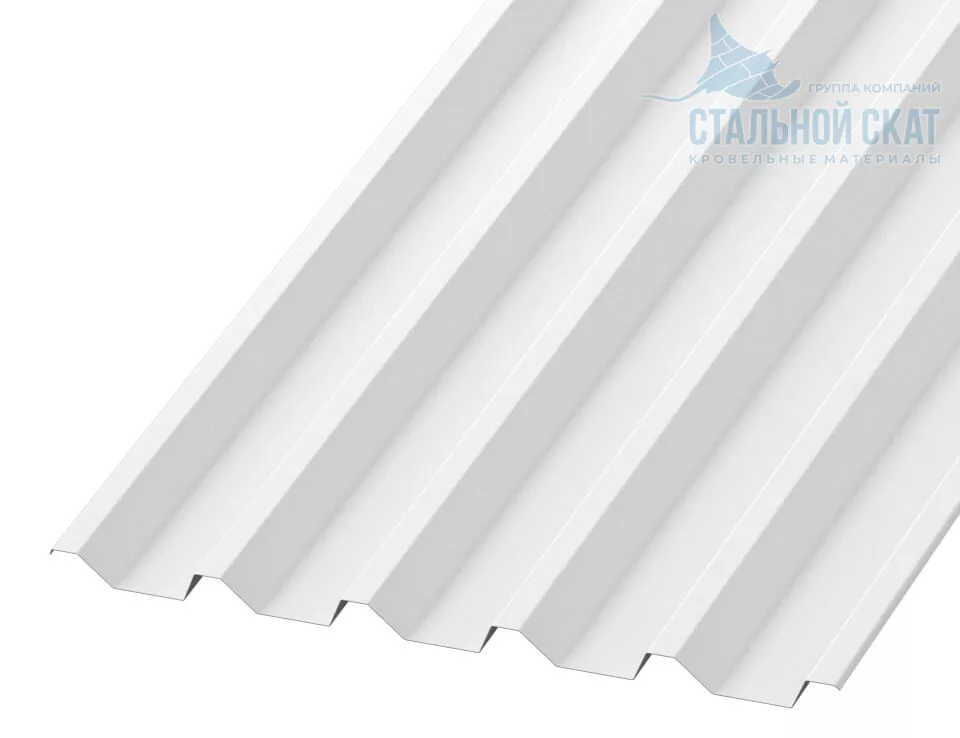 Фото: Профнастил С44 х 1000 - A (PURMAN-20-9010-0.5) в Егорьевске