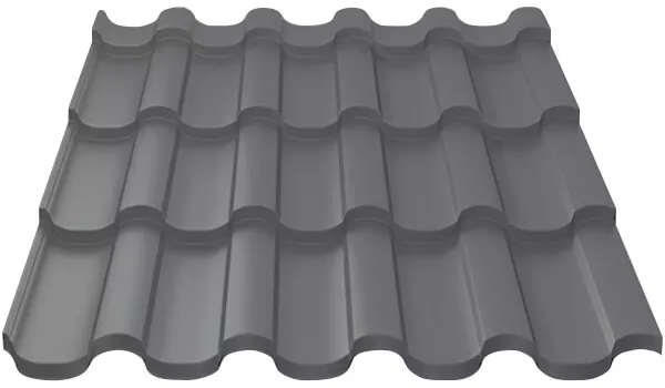 Металлочерепица МП Монтекристо-X (VALORI-20-Grey-0.5) в Егорьевске