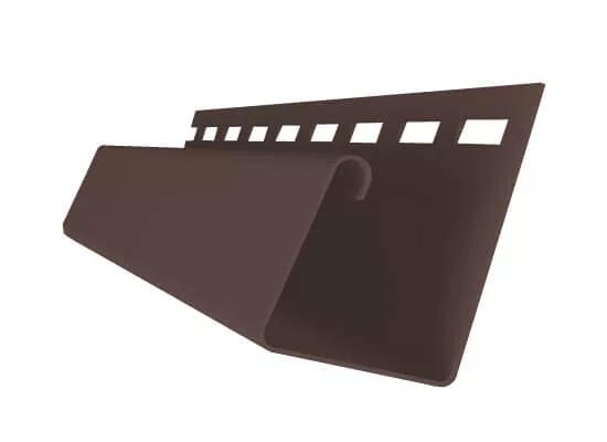 Фото: Профиль универсальный J 7/8" Grand Line Decor Premium Acryl темный дуб (3,0м) в Егорьевске