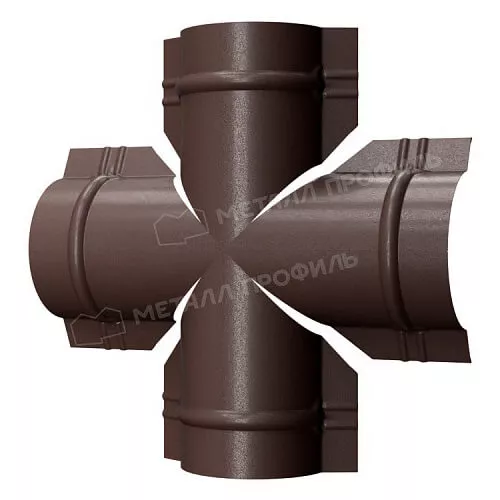 Четверник для круглого конька R110 (VALORI-20-Brown-0.5) в Егорьевске