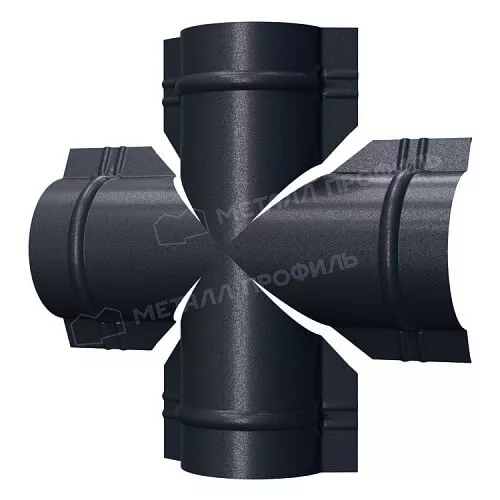 Четверник для круглого конька R110 (VALORI-20-DarkGrey-0.5) в Егорьевске