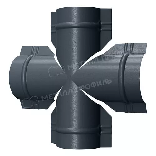 Четверник для круглого конька R110 (VALORI-20-Grey-0.5) в Егорьевске