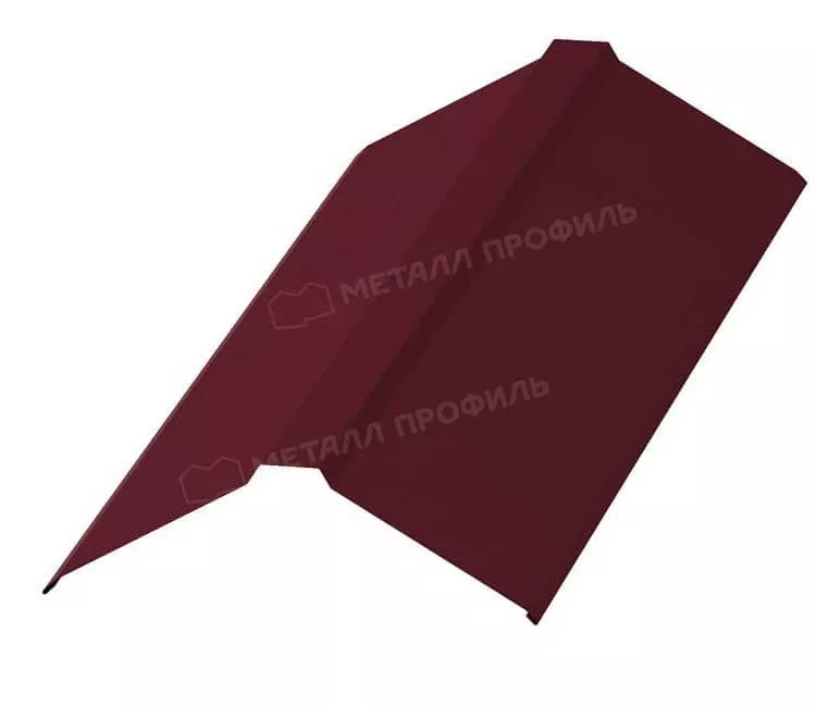 Фото: Планка конька плоского 150х150х2000 NormanMP (ПЭ-01-3005-0.5) в 