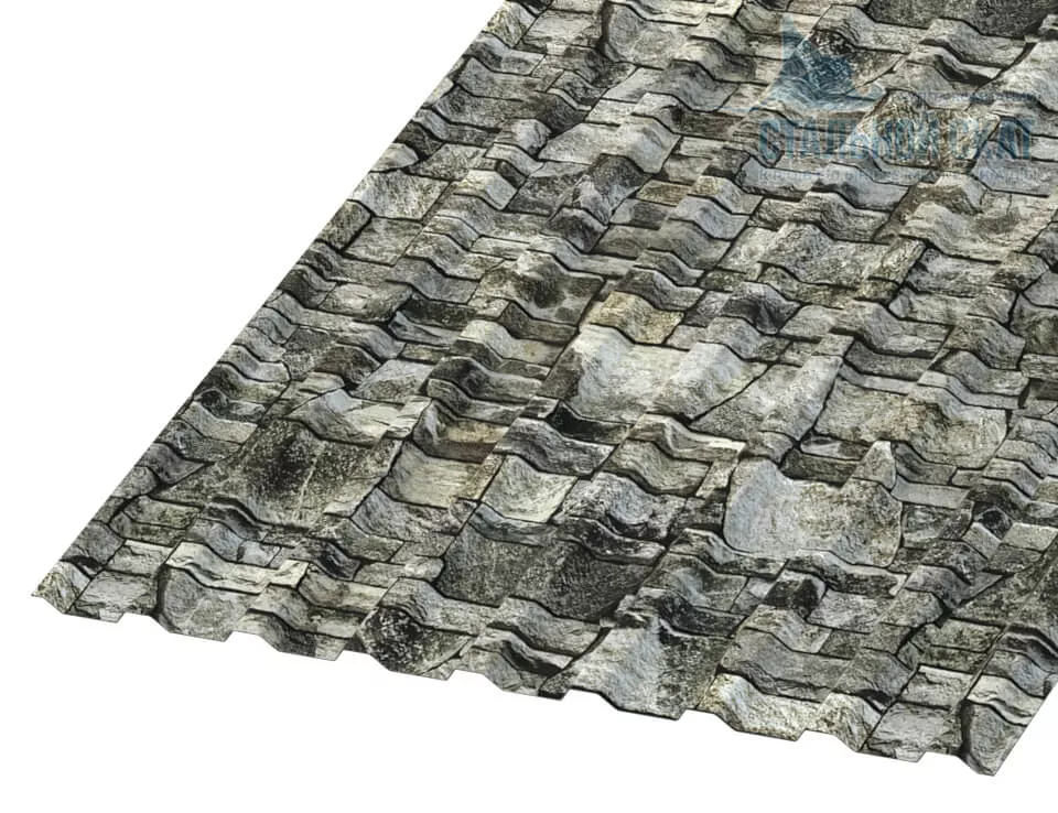 Фото: Профнастил МП20 х 1100 - B (ECOSTEEL-01-Белый камень-0.5) в Егорьевске