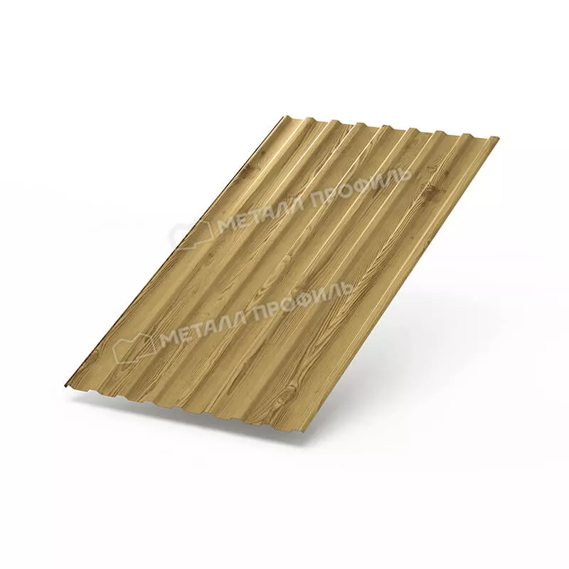 Фото: Профнастил МП20 х 1100 - B (ECOSTEEL-01-Сосна-0.5) в Егорьевске