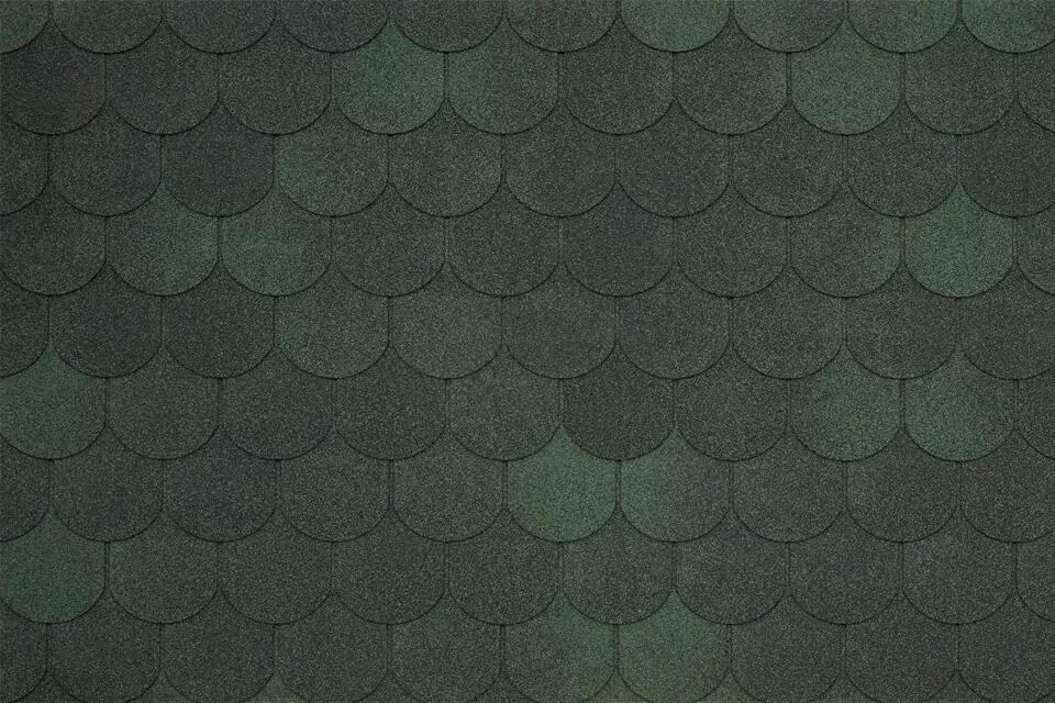 Черепица гибкая Tegola Assisi verde 473 (зеленый) в Егорьевске