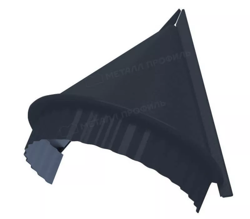Заглушка конька круглого конусная (VikingMP-01-7016-0.45) в Егорьевске