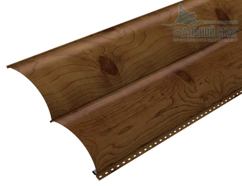 Фото: Сайдинг Woodstock-28х330 (ECOSTEEL_T-12-Дуб-0.45) в Егорьевске