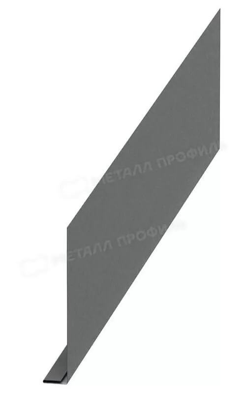 Планка карнизного свеса 250х50х3000 (ПЭ-01-7005-0.45) в Егорьевске