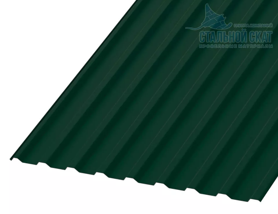 Фото: Профнастил МП20 х 1100 - R RETAIL (ПЭ-01-6005-СТ) в Егорьевске