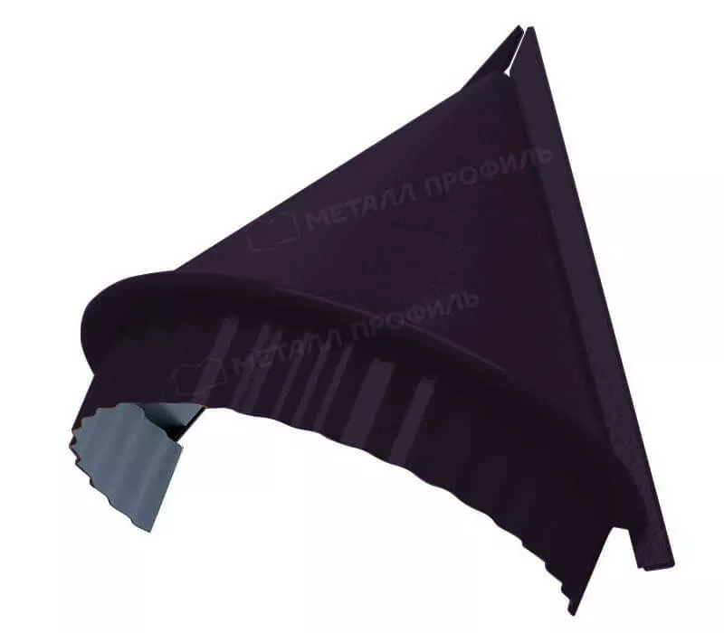Заглушка конька круглого конусная (VALORI-20-Violet-0.5) в Егорьевске
