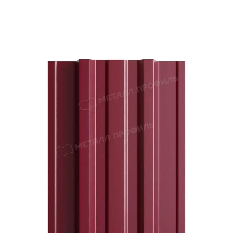 Штакетник металлический МП TRAPEZE-T 16,5х118 Двусторонний (ПЭД-01-3005 | 3005-0.45). в Егорьевске