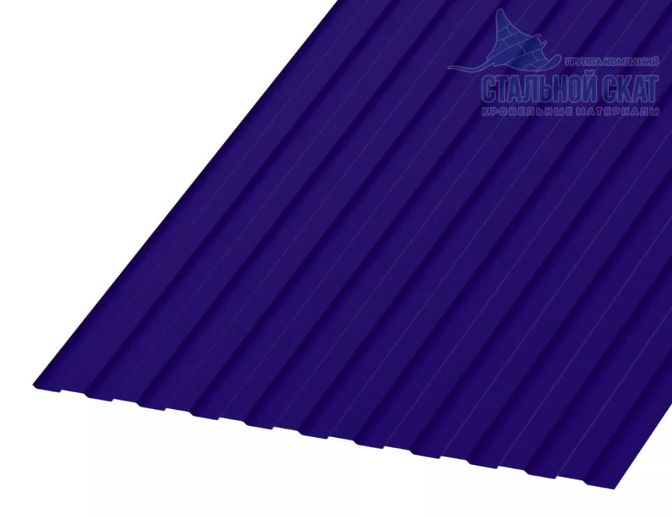 Фото: Профнастил С8 х 1150 NormanMP - B (ПЭ-01-5002-0.5) в Егорьевске