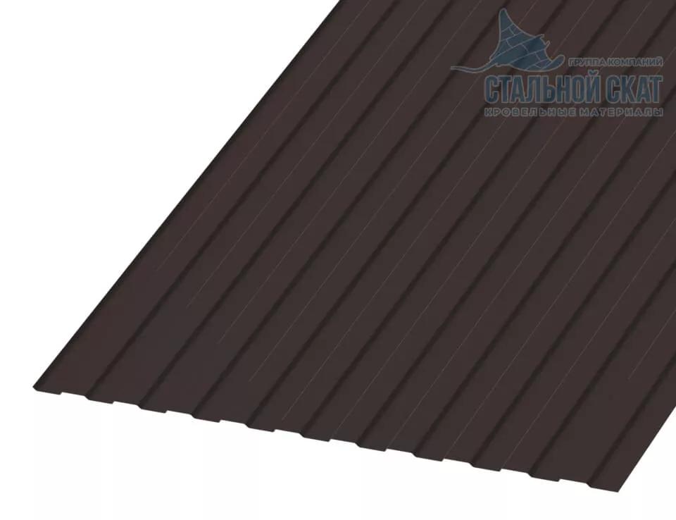 Фото: Профнастил С8 х 1150 NormanMP - B (ПЭ-01-RR32-0.5) в Егорьевске