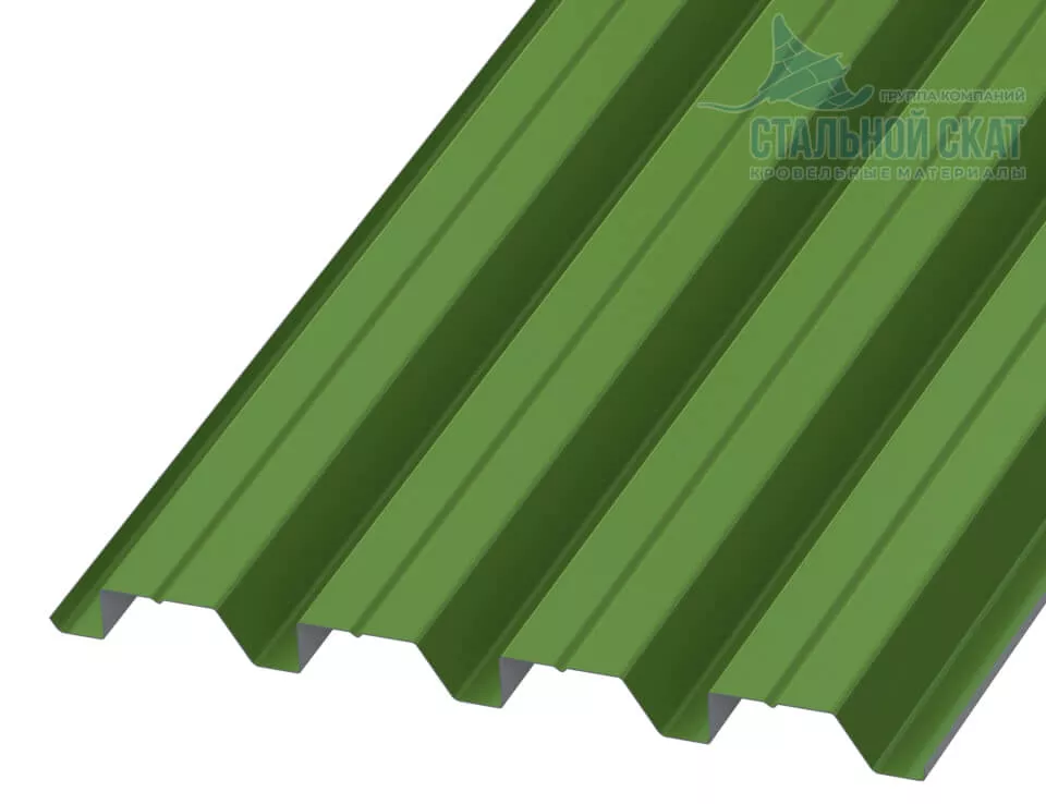 Фото: Профнастил Н60 х 845 - B NormanMP (ПЭ-01-6018-0.5) в Егорьевске