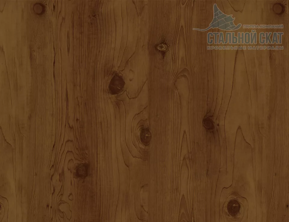 Фото: Планка финишная 48х25х2000 (ECOSTEEL_T-12-Дуб-0.45) в Егорьевске