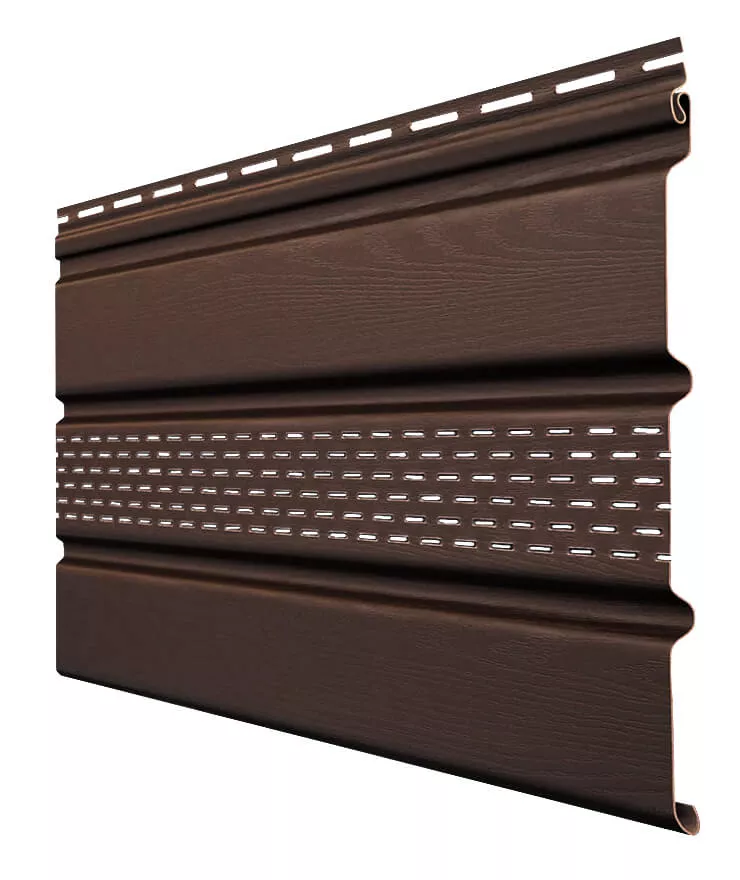 Софит Premium Acryl Grand Line частично перфорированный темный дуб (3,0м) в Егорьевске
