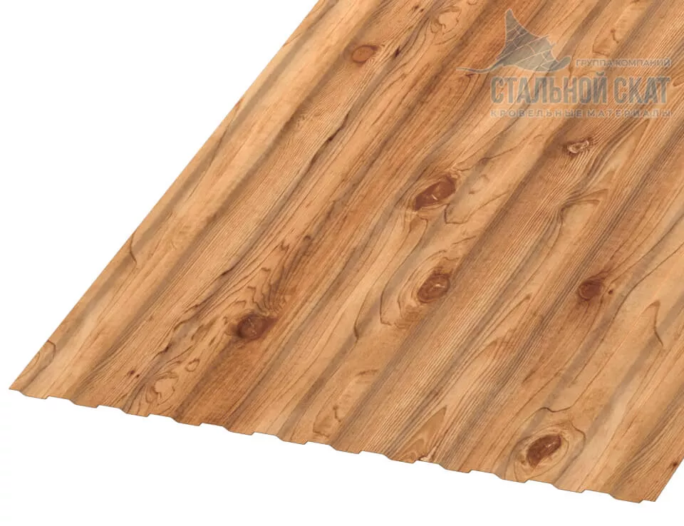 Профнастил МП10 х 1100 - B (ECOSTEEL_T-01-Кедр-0.5) в Егорьевске