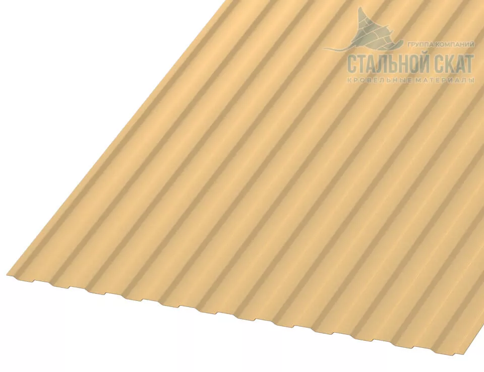 Фото: Профнастил МП10 х 1100 - B NormanMP (ПЭ-01-1015-0.5) в Егорьевске