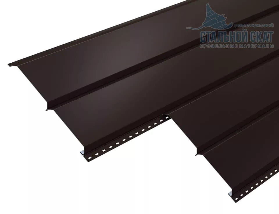 Фото: Сайдинг Lбрус-15х240 (VALORI-20-DarkBrown-0.5) в Егорьевске