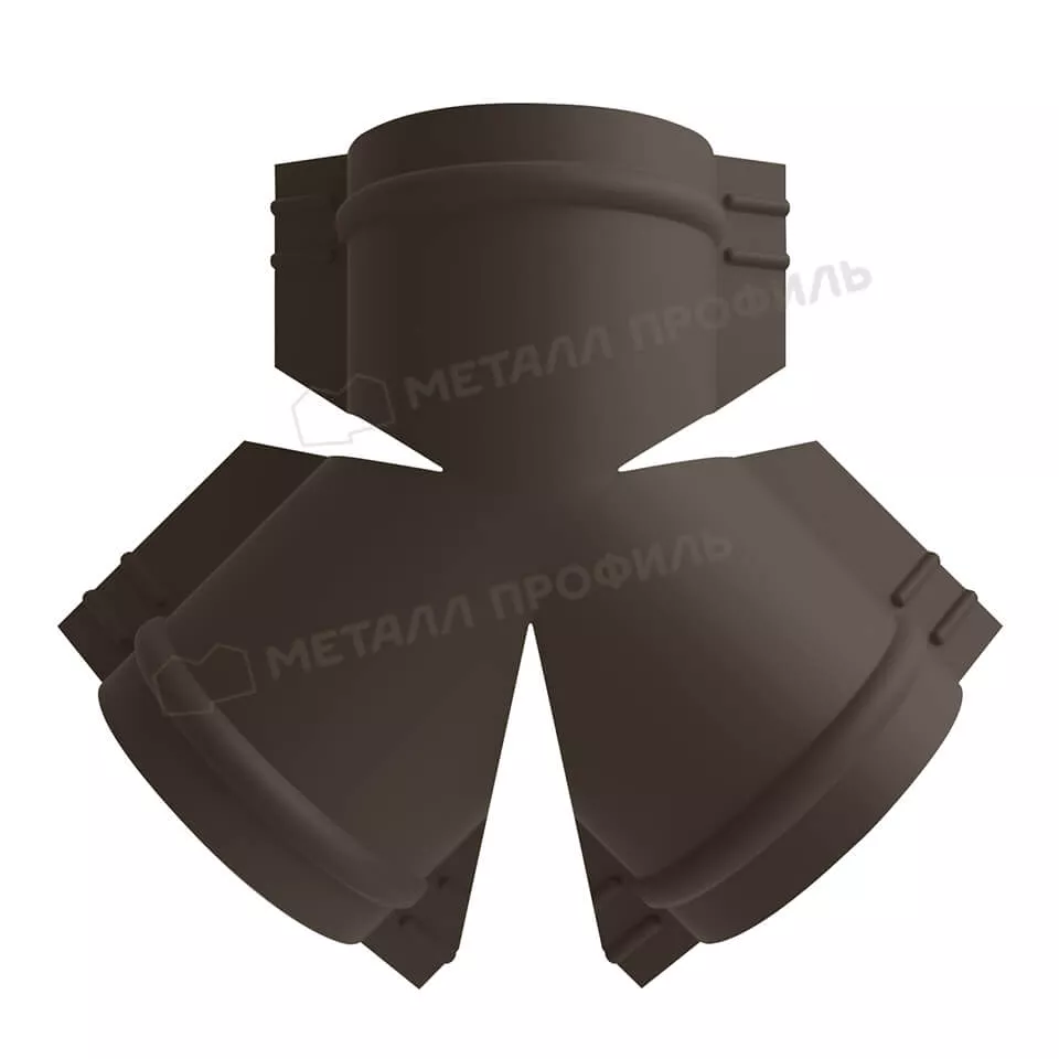 Y-образный тройник для круглого конька R110 (PURETAN-20-RR32-0.5) в Егорьевске