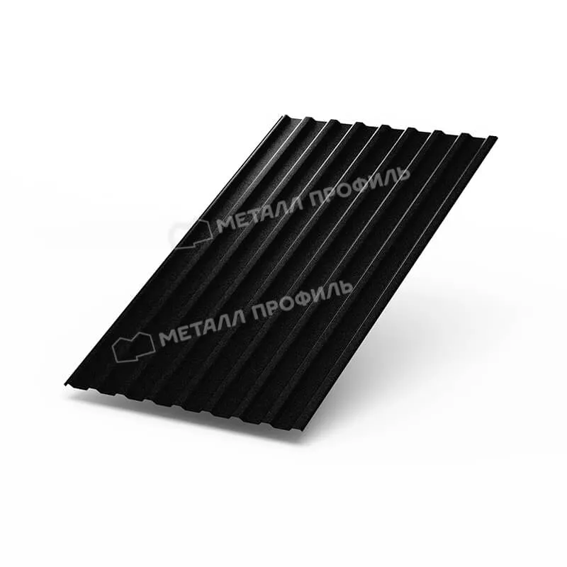 Фото: Профнастил МП20 х 1100 - B (PURMAN-20-9005-0.5) в Егорьевске