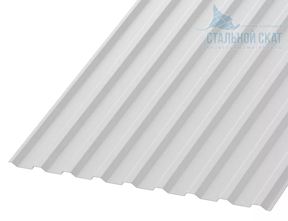 Фото: Профнастил МП20 х 1100 - B (PURMAN-20-9010-0.5) в Егорьевске
