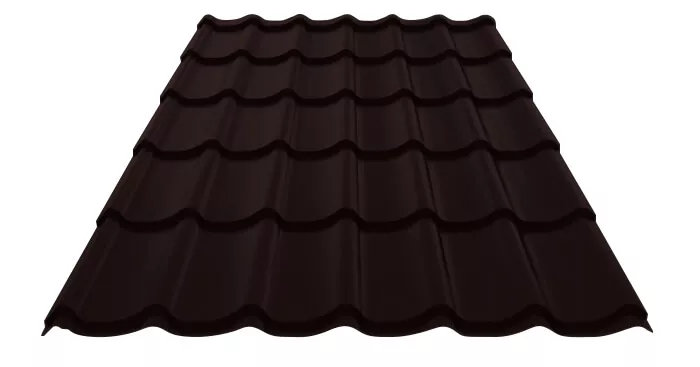 Металлочерепица МП Ламонтерра (VALORI-20-DarkBrown-0.5) в Егорьевске