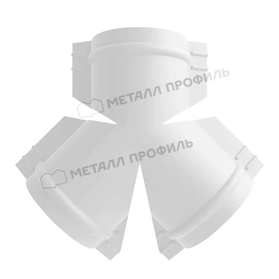 Фото: Y-образный тройник для круглого конька R110 (PURMAN-20-9010-0.5) в Егорьевске