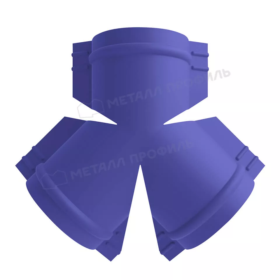 Y-образный тройник для круглого конька R110 (PURMAN-20-Citrine-0.5) в Егорьевске