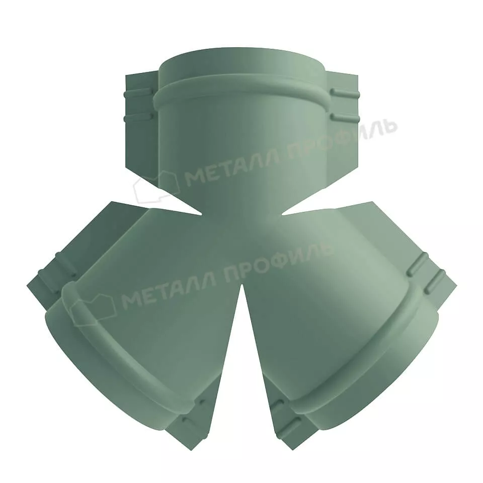 Y-образный тройник для круглого конька R110 (PURMAN-20-Tourmalin-0.5) в Егорьевске
