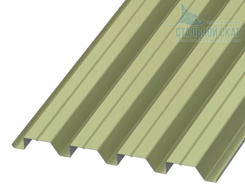 Фото: Профнастил Н60 х 845 - B NormanMP (ПЭ-01-6019-0.5) в Егорьевске