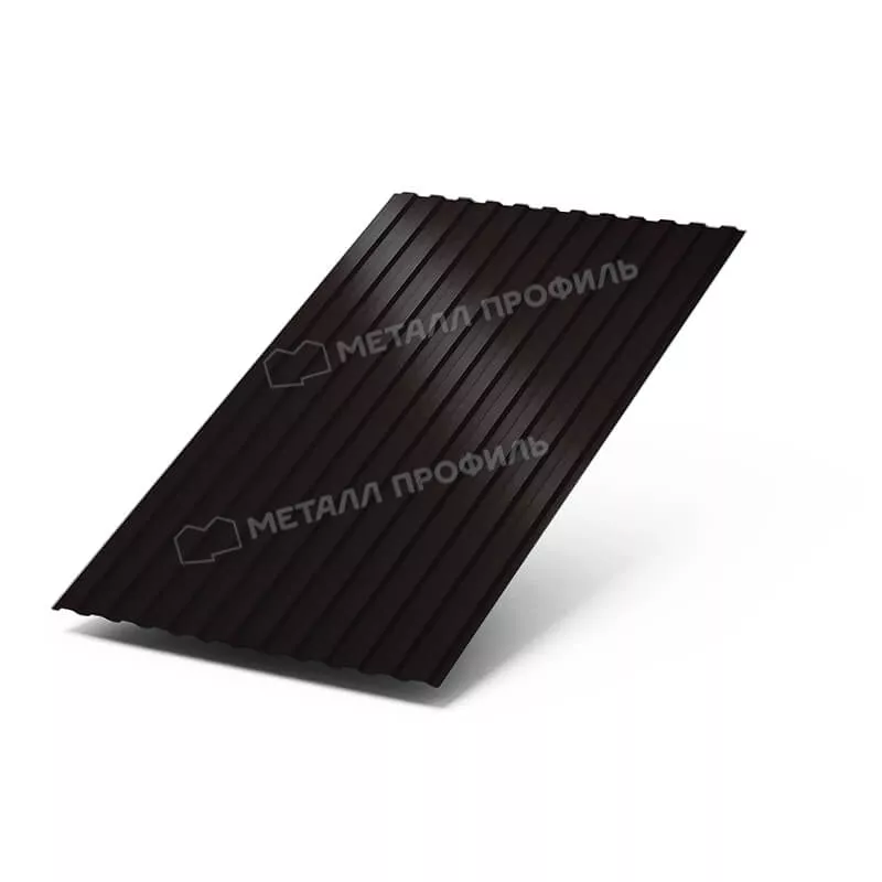 Фото: Профнастил МП10 х 1100 - A (VALORI-20-DarkBrown-0.5) в Егорьевске