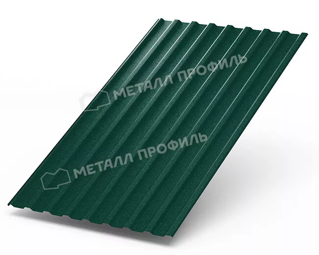 Фото: Профнастил МП20 х 1100 - R Двусторонний (ПЭД-01-6005/6005-0.45) в Егорьевске