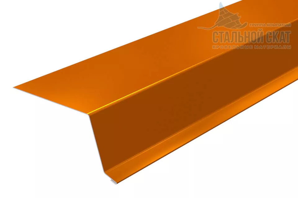 Фото: Планка капельник 79х55х2000 NormanMP (AGNETA-20-CopperCopper-0.5) в Егорьевске