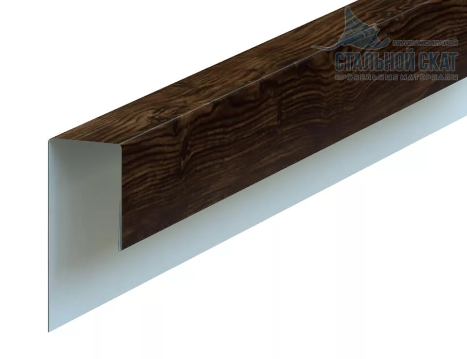 Фото: Планка J-профиль 24х18х2000 (ECOSTEEL_MA-12-Античный Дуб-0.45) в Егорьевске